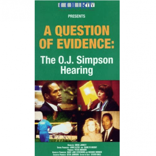 A Question of Evidence VHS Cover